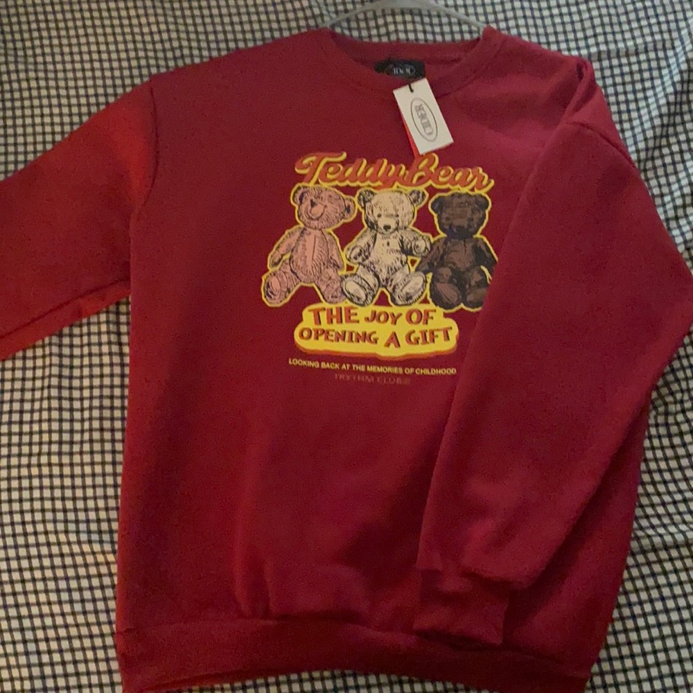 [NWT] Cider TeddyBear Sweatshirt